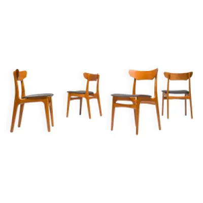 Chaises de salle à manger - danois teck