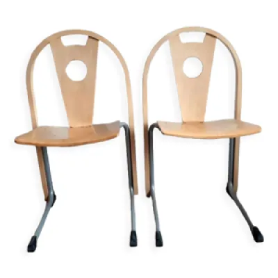 Paire de chaises vintage - design