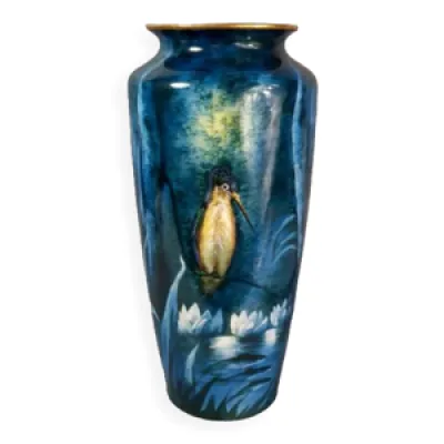 Vase porcelaine de Limoges - peint