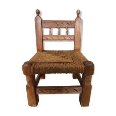 chaise enfant bois massif
