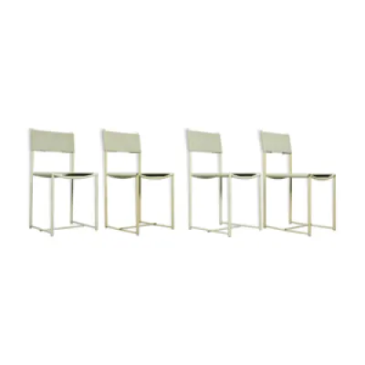 Ensemble de 4 chaises - 1980 design