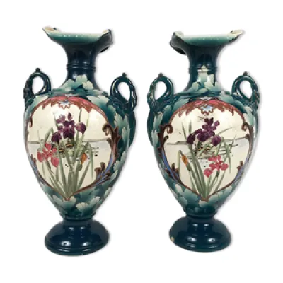 paire vases forme - 1900