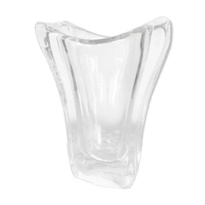 Vase en cristal signé - design