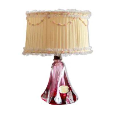 Lampe de table en cristal - 1960 val