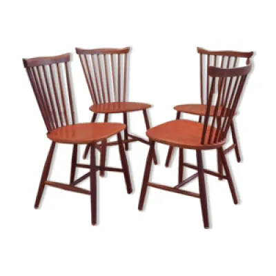 Set of 4 SH41 dining - chairs 1960
