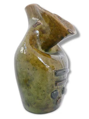 Vase mouchoir en céramique - 1970 design