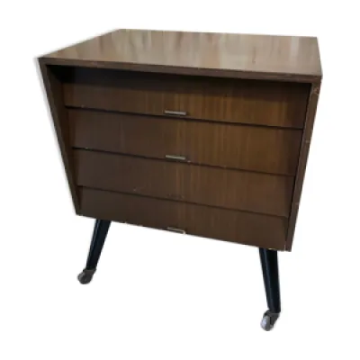 Ancienne commode 4 tiroirs - compas
