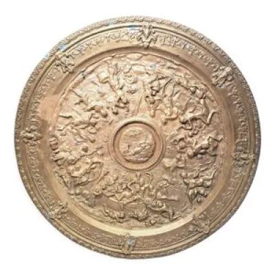 Assiette d 44 cm bronze - massif