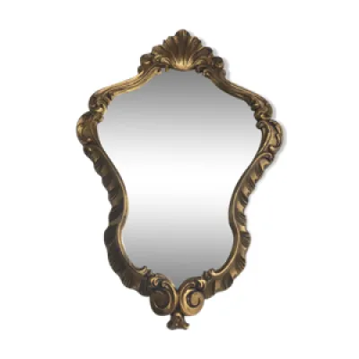 Miroir style baroque - coquille verre