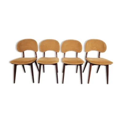 4 chaises de salle à - 1960
