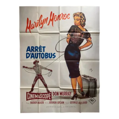 Affiche cinéma Arrêt - marilyn