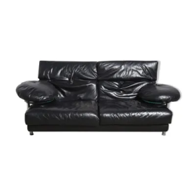 Arca leather sofa by Paolo Piva