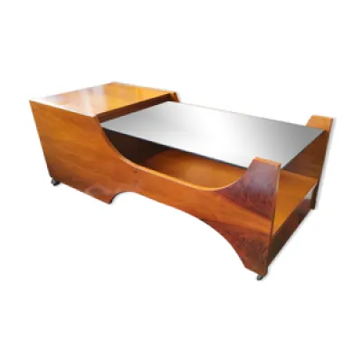 Coffee table rosewood - italy 1960