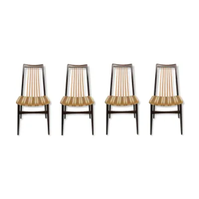 Ensemble de 4 chaises - bicolore
