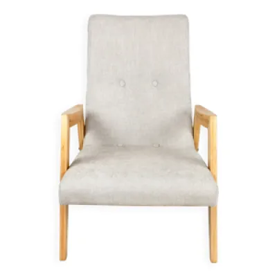 fauteuil beige vintage