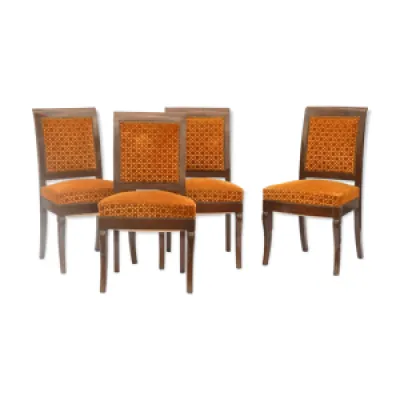 Série 4 chaises - style restauration