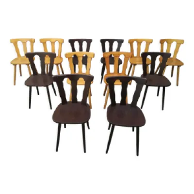 lot 12 chaises - bistrot