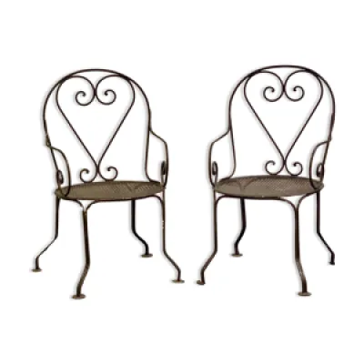 paire fauteuils - 1950