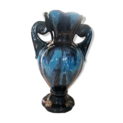 Vase Vallauris  hauteur - bleu nuit