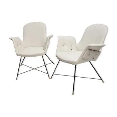 Pair of armchairs by - augusto bozzi saporiti