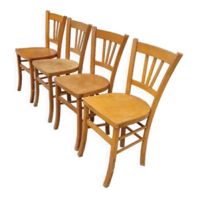 Série 4 chaises - 1950 bistrot