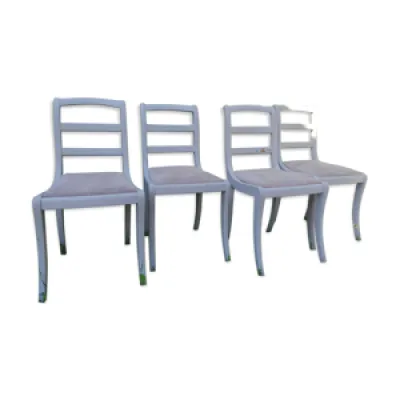 lot 4 chaises style