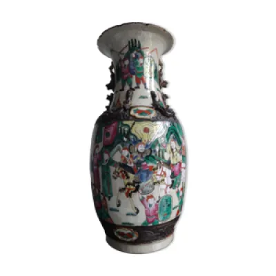 Vase Nankin Chine 45cm - porcelaine xix