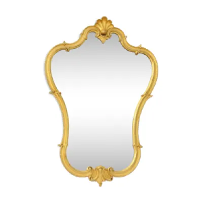 miroir à cadre doré