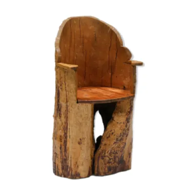fauteuil en bois organique