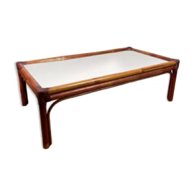 Table basse bambou et