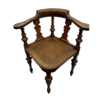 Chaise d'angle en bois