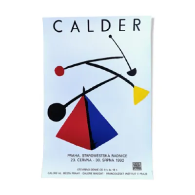 Alexander Calder affiche - 1992