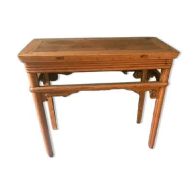 Table d’appoint en - antique bois