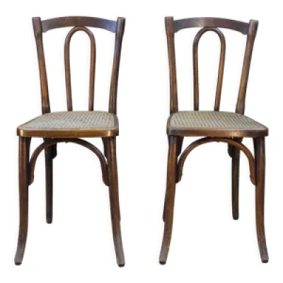 Paire chaises bistro - 20e