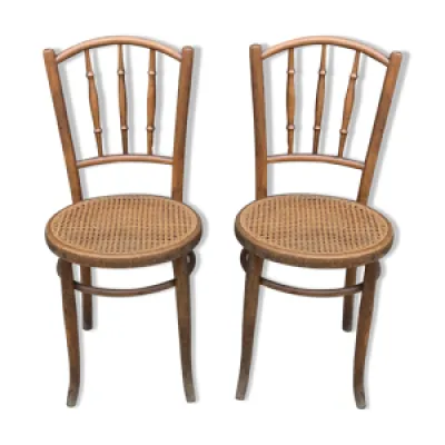 paire chaises bistrot