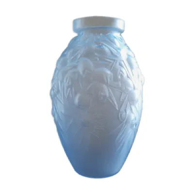 Vase au pin maritime - verre 1930
