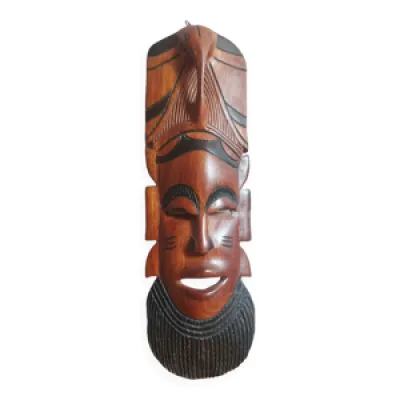 Masque ethnique africain - bois