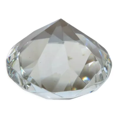 Presse papier en cristal - diamant