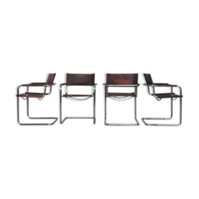 Set de 4 chaises Bauhaus - 1960s