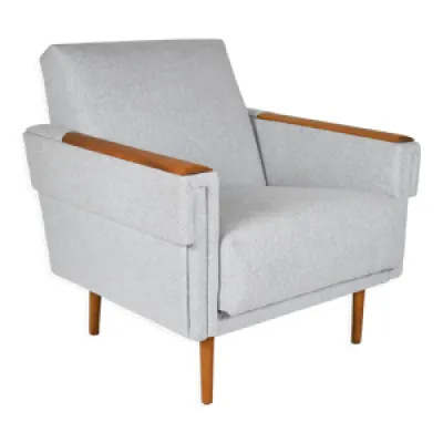 fauteuil moderne du milieu - tissu gris