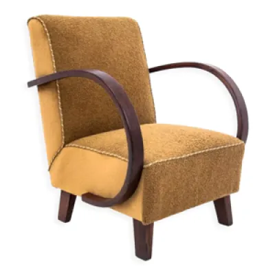 fauteuil art déco conçu - halabala