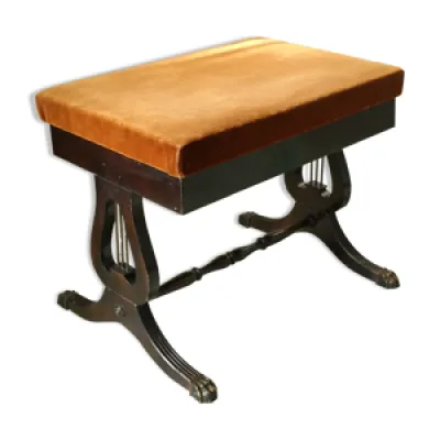 Tabouret coffre pieds - anglais style