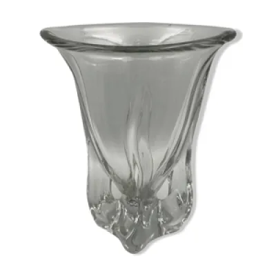 Vase en verre forme libre