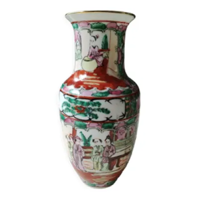 Vase balustre de Canton/Chine, - motifs