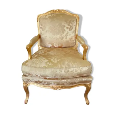 Fauteuil style Louis - rose