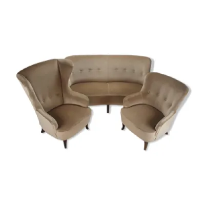 Ensemble de 2 fauteuils - 1950 design