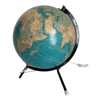 globe vintage 1978 terrestre - mappemonde