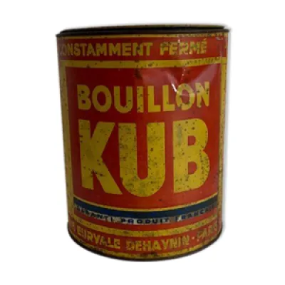 Boite métallique bouillon - kub