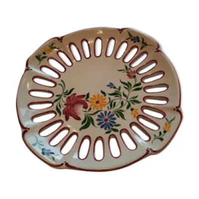 Plat a fruits faience - desvres