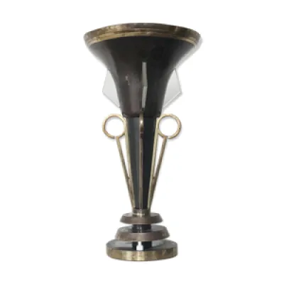 Lampe néo classique - verre 1950s